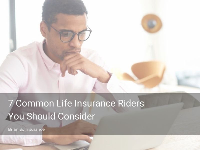 life insurance riders