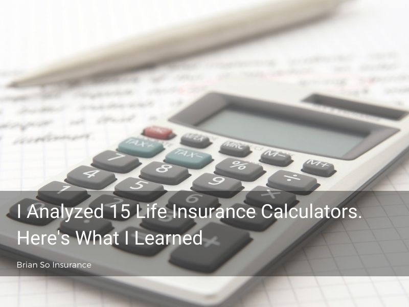 life insurance calculator comparison