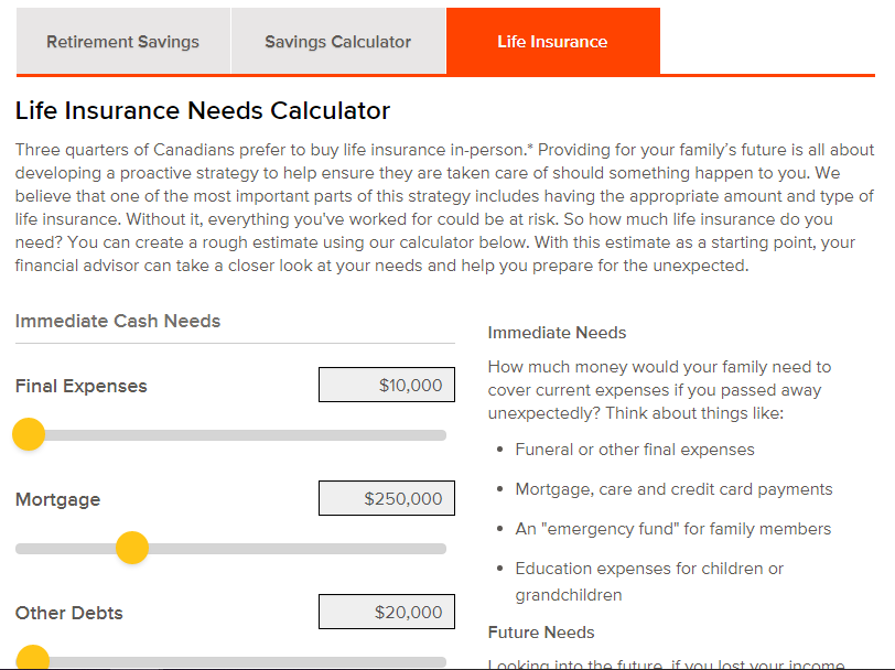 edward jones insurance calculator
