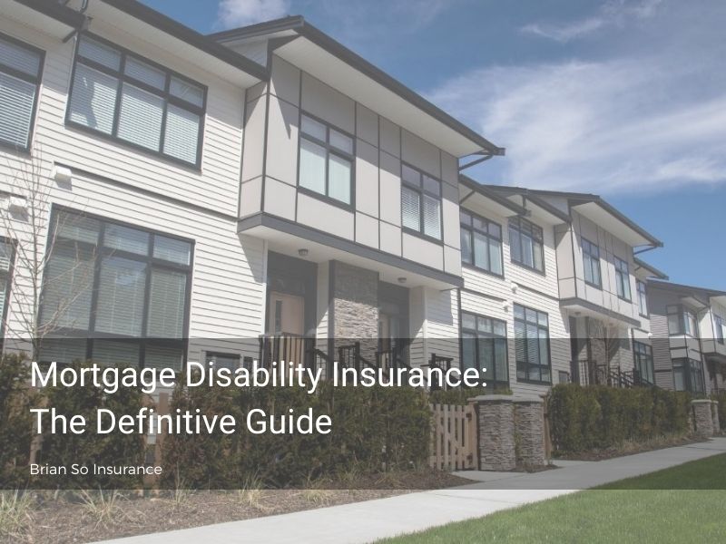 row-of-white-townhouses-mortgage-disability-insurance