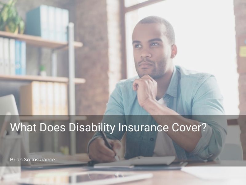 what-does-disability-insurance-cover-man-thinking-holding-chin-and-pen-with-bookcase