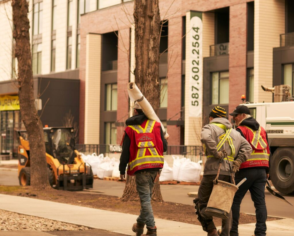Alberta trades construction workers